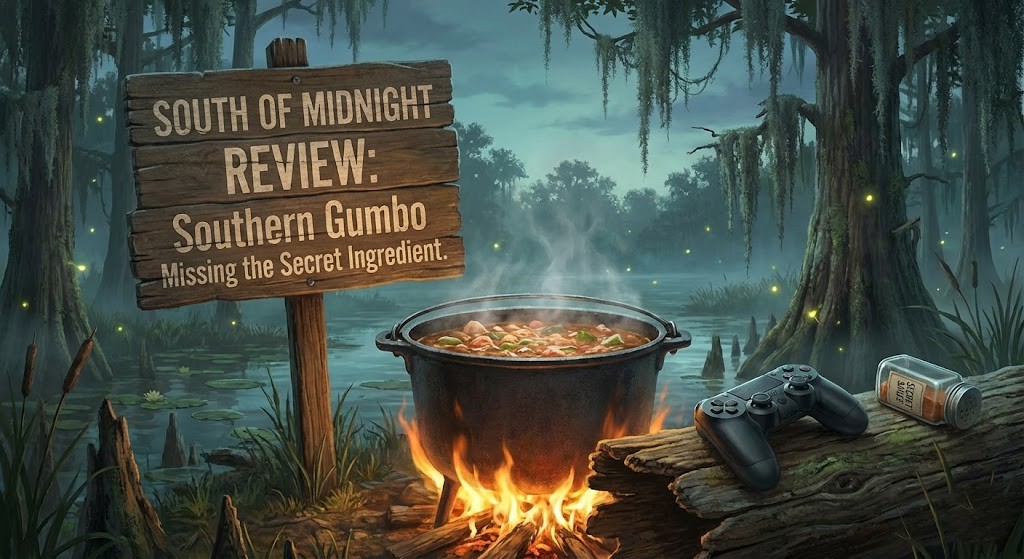 Hazel using her Weaver powers in the bayou of South of Midnight.